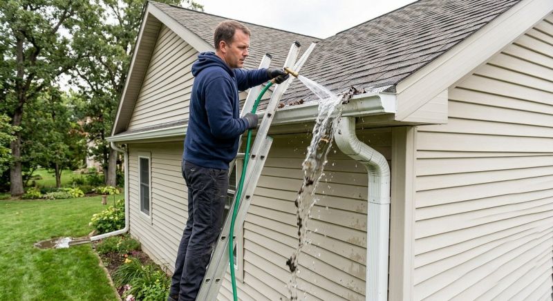 Clogged Gutter Clearing in Bergen County, NJ