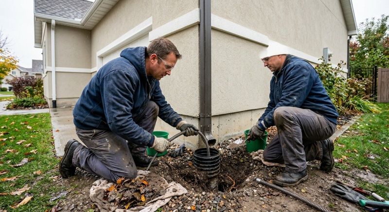Downspout Blockage Removal in Westchester County, NY