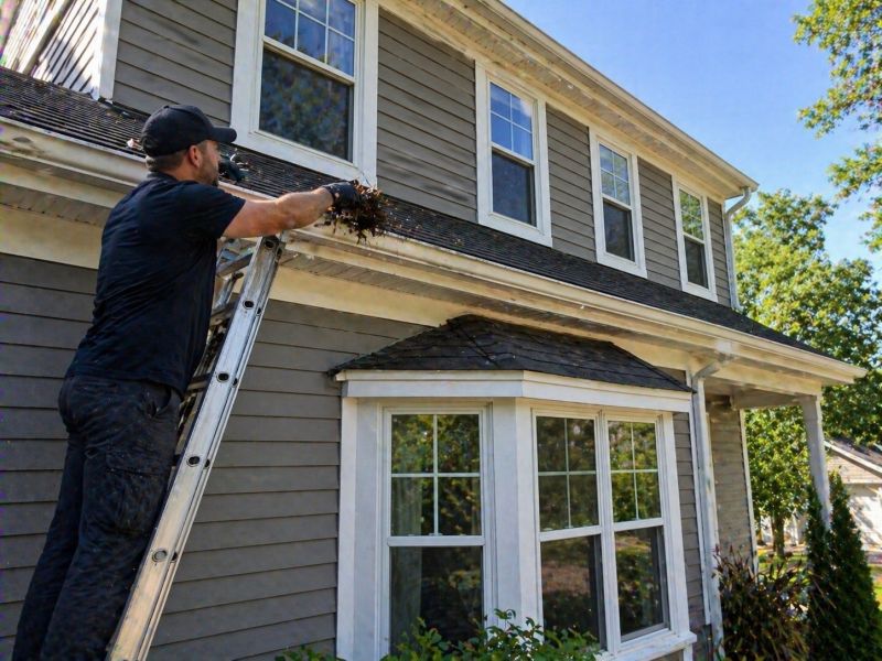 Downspout Blockage Removal in Longmont, CO