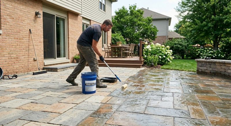 Pool Patio Sealing in Bellevue, WA