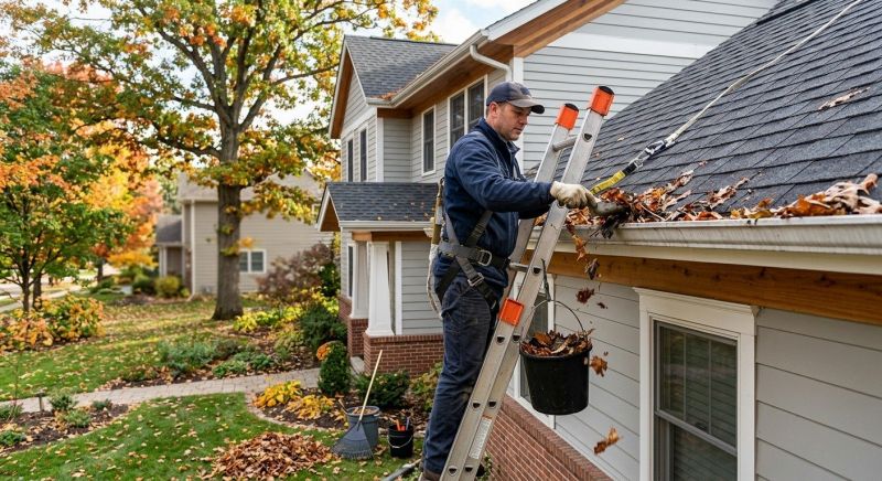 Rain Gutter Clearing in Arvada, CO