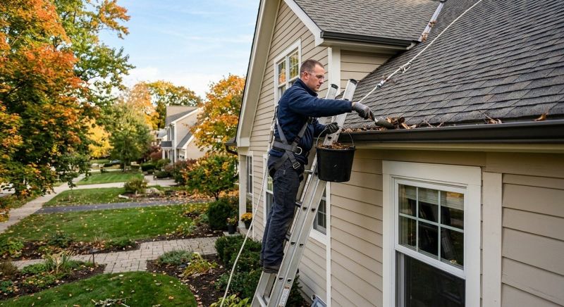 Roof Gutter Cleaning in Monmouth County, NJ