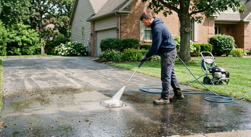 Asphalt Driveway Cleaning